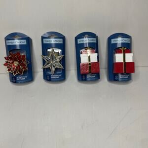 Lot of 4 Christmas Yankee Candle ScentPlug Diffusers